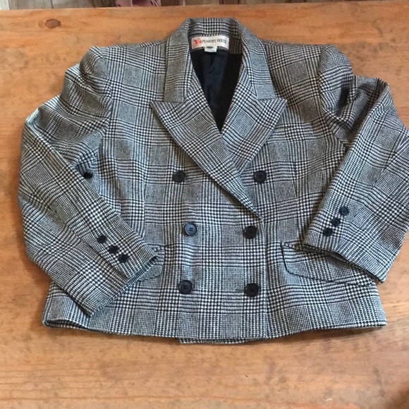 Peabody House Short double breasted blazer an Pencil skirt with belt size 9/10. - Picture 2 of 14